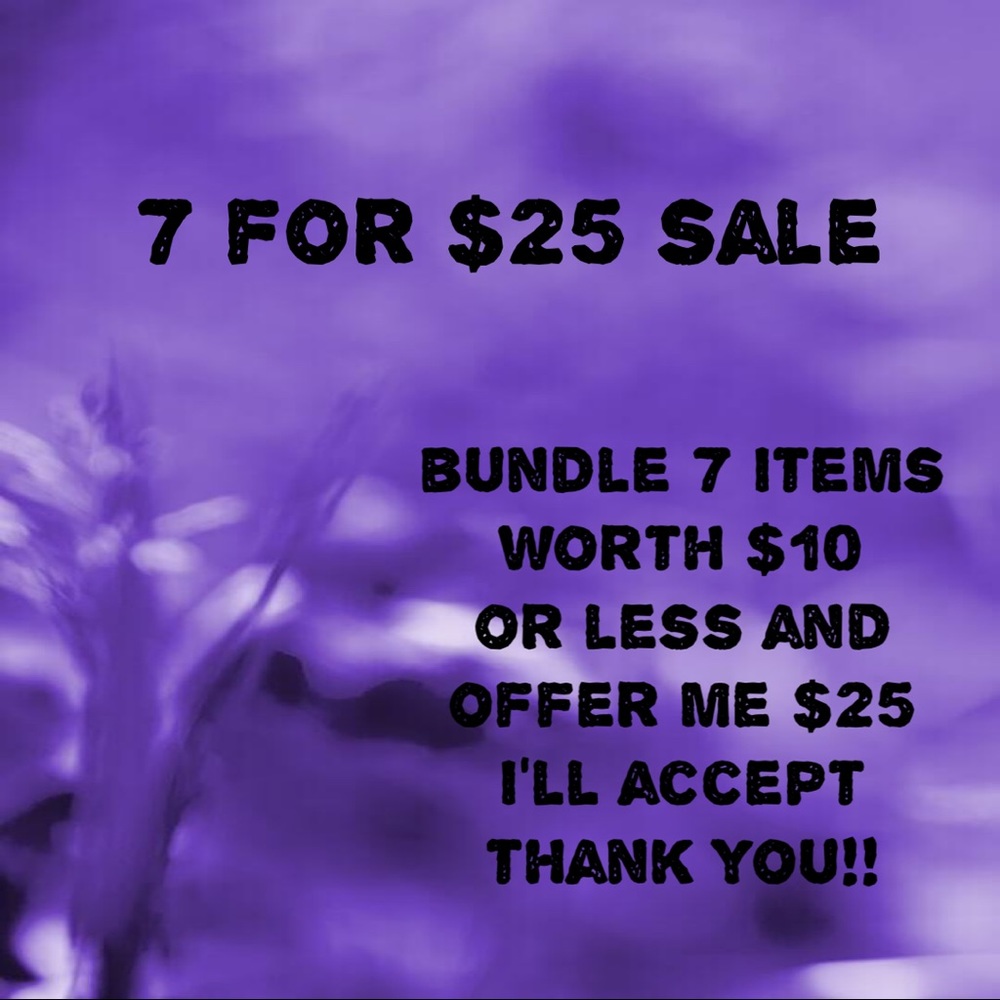 7 for $25 sale 🍒